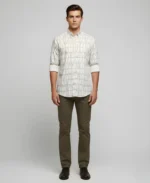 Modern Grid Print Full Sleeve Shirt – John Vesture Edition