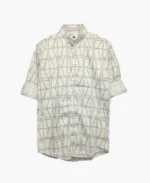 Modern Grid Print Full Sleeve Shirt – John Vesture Edition - Image 3